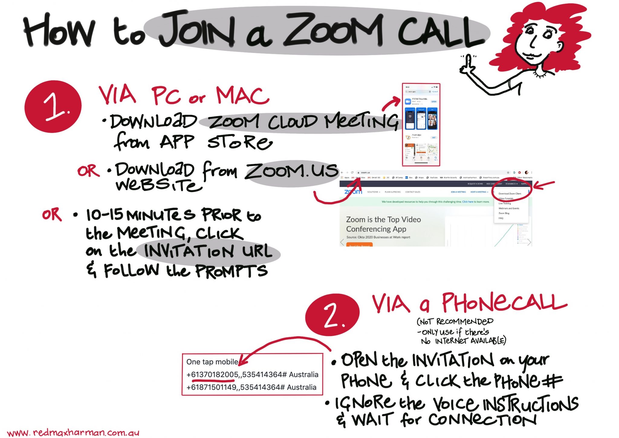 joining zoom call